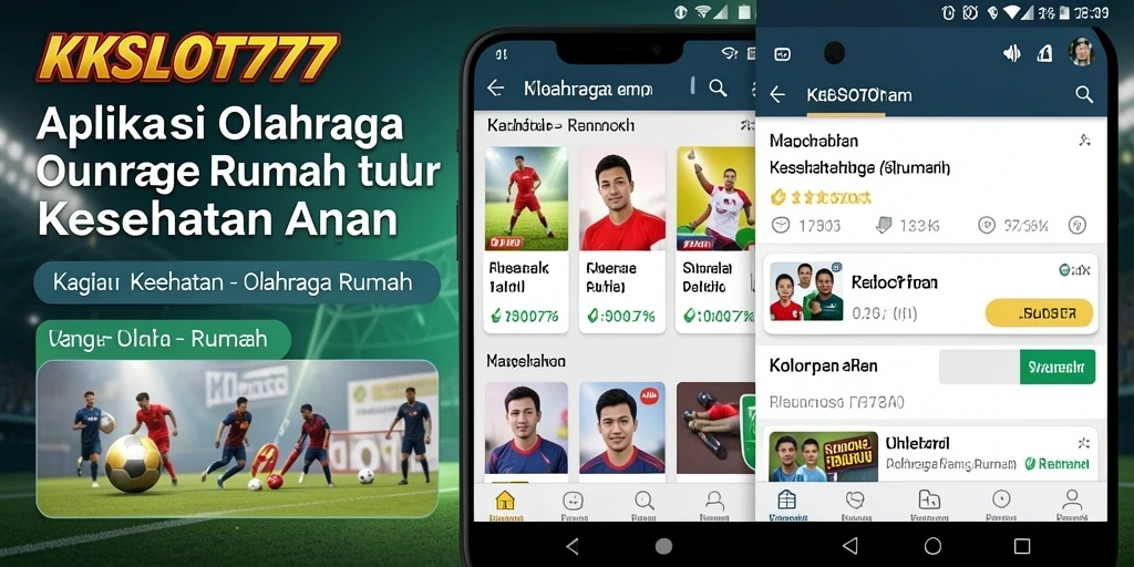 Antarmuka aplikasi KKSLOT777 yang sederhana dan fungsional.