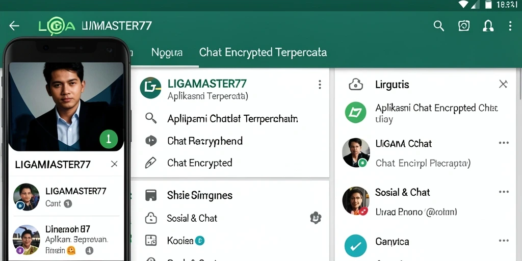 Tampilan antarmuka LIGAMASTER77 yang ramah pengguna dan aman.