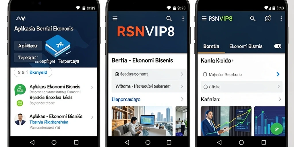 Tampilan antarmuka aplikasi RSNVIP8 yang informatif dan mudah digunakan.